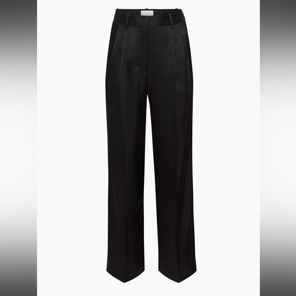 Babaton: satin effortless trousers - Picture 1 of 5